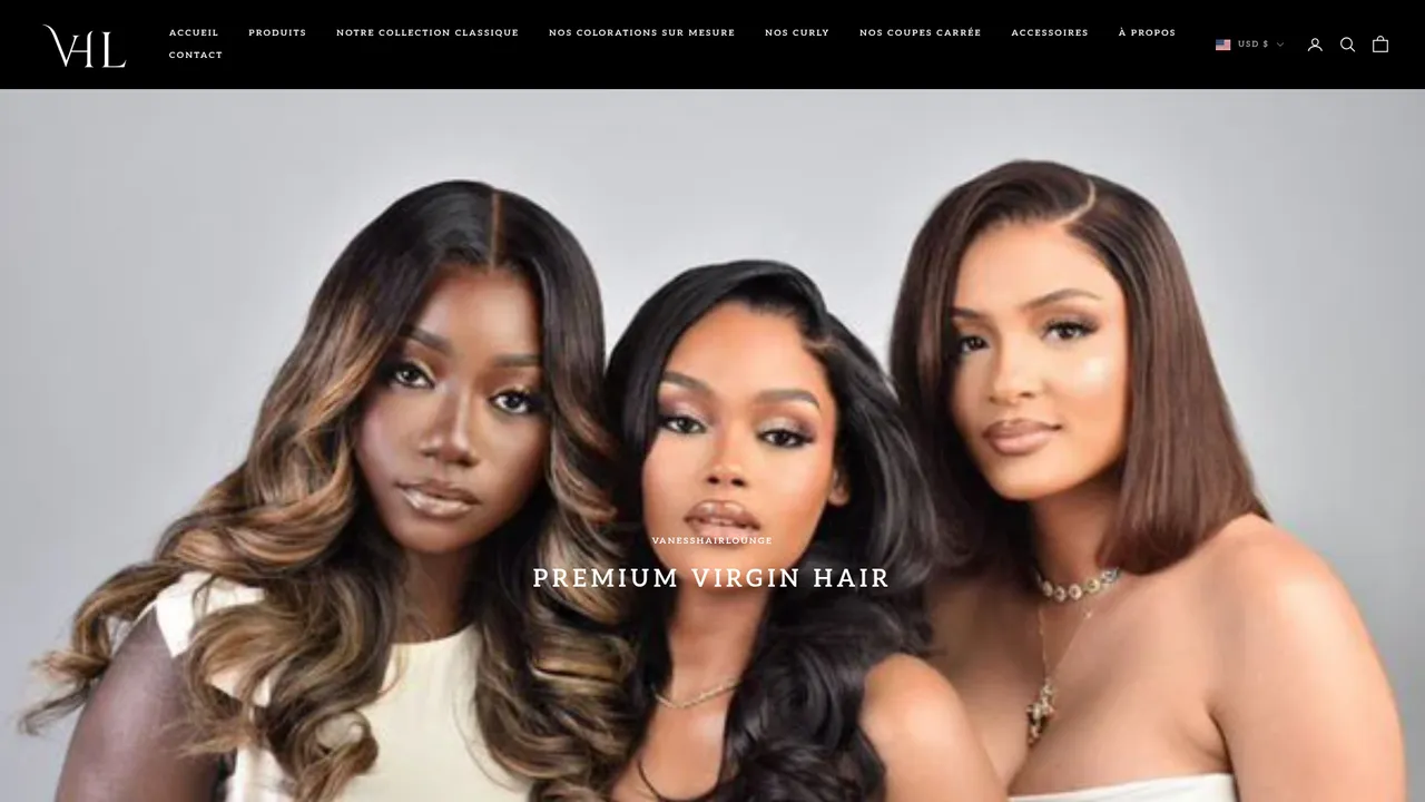 Screenshot de VanessHairLounge