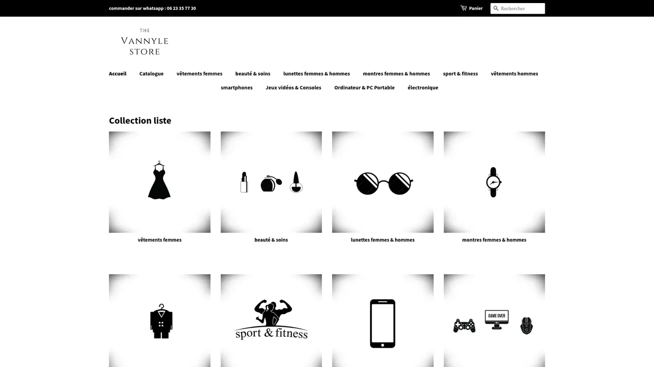 Aperçu du site vannyle