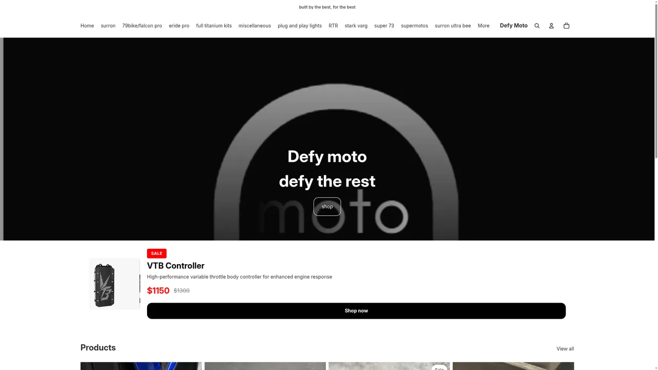 Aperçu du site VelocityWorks