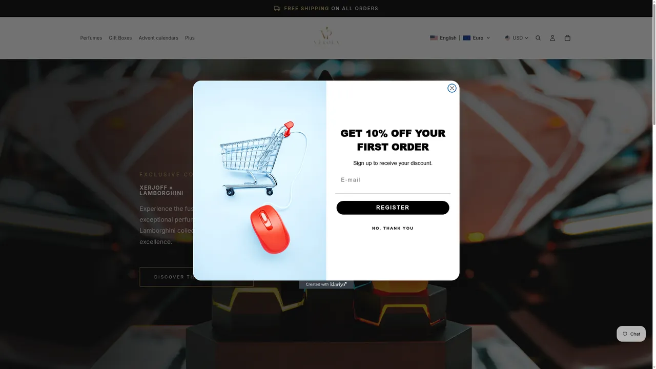 Screenshot de verolaperfumes.com