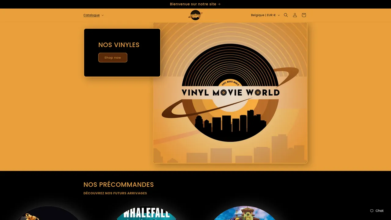 Screenshot de vinylmovieworld.com