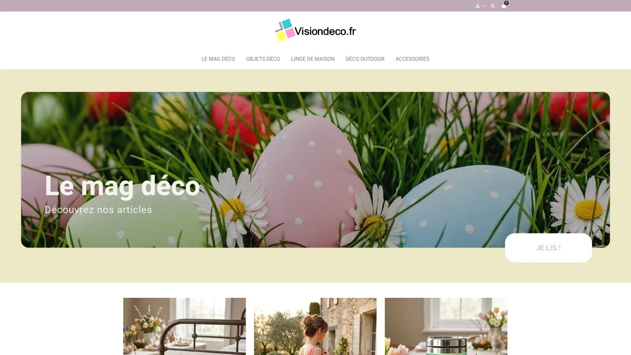 Aperçu du site Visiondeco