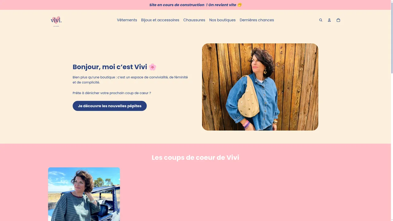 Screenshot de vivietsescopines.com
