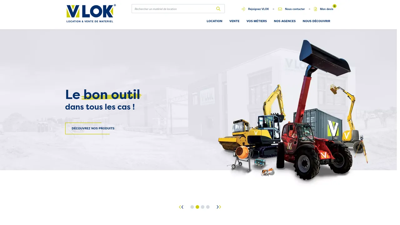 Aperçu du site VLOK