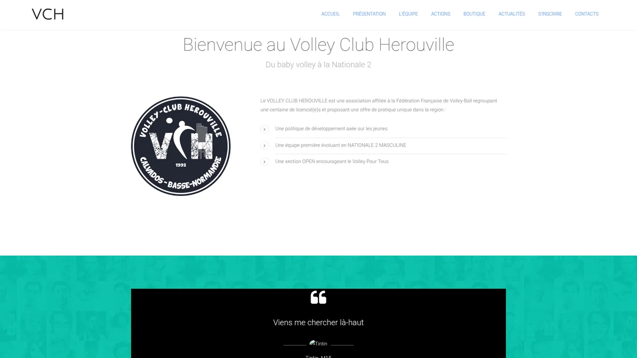 Screenshot de Volley Club Herouville