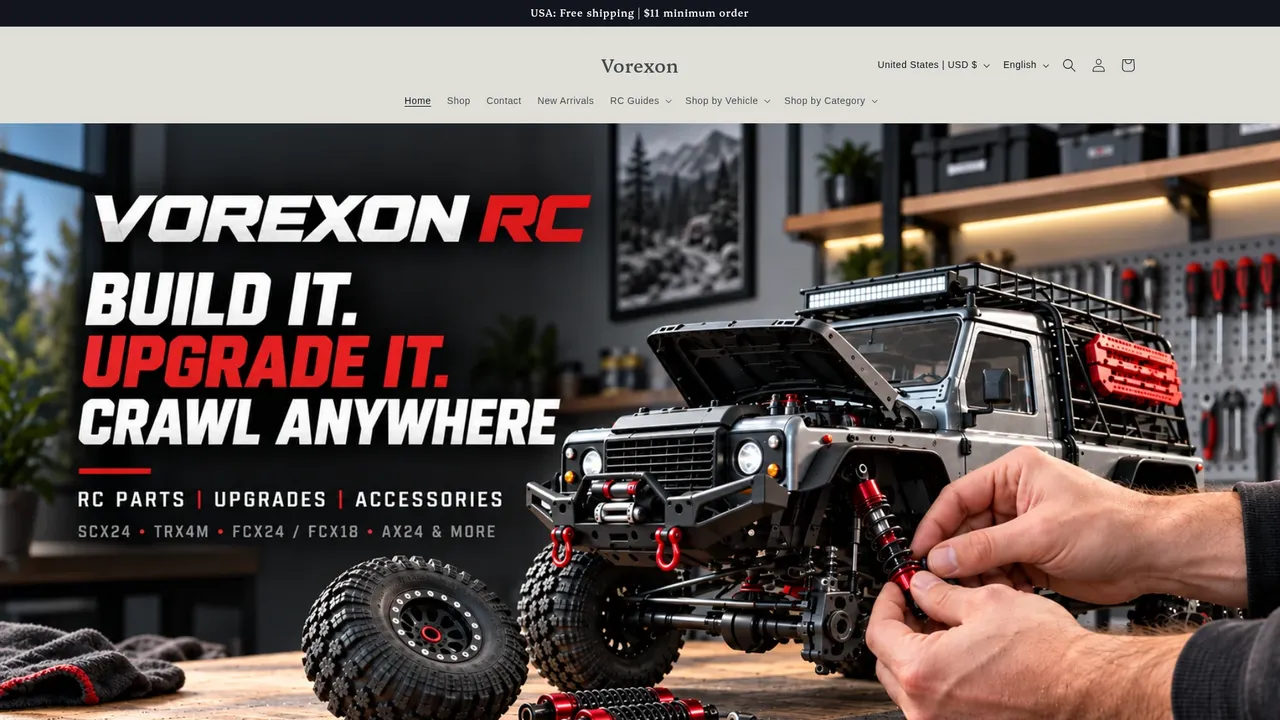 Aperçu du site Vorexon