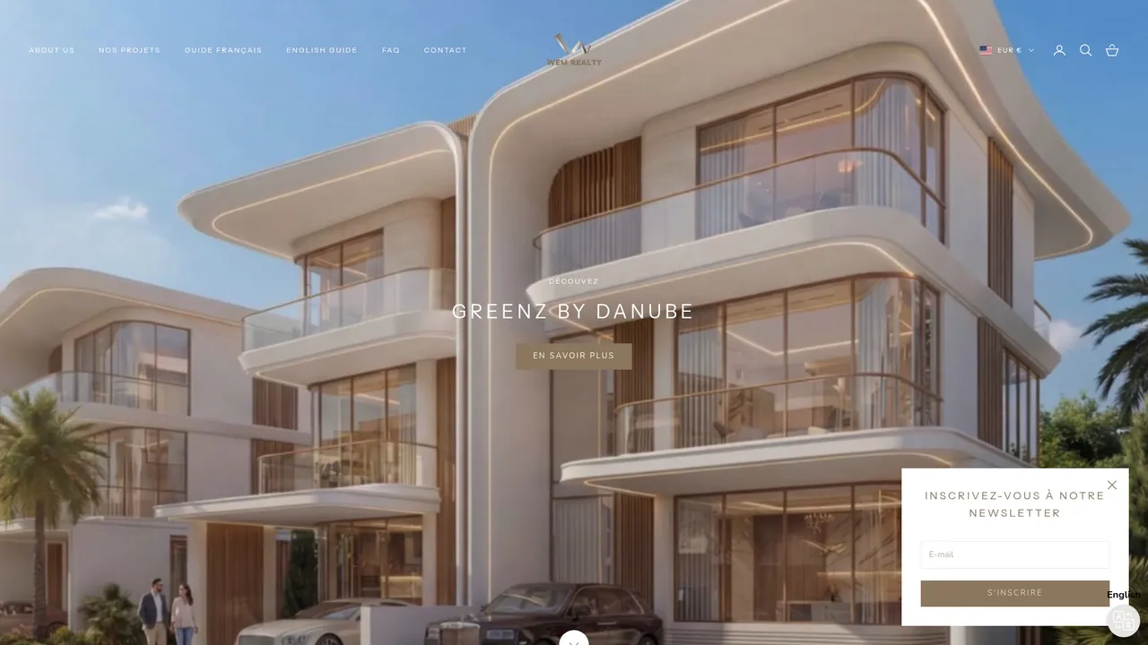 Aperçu du site WEM REALTY