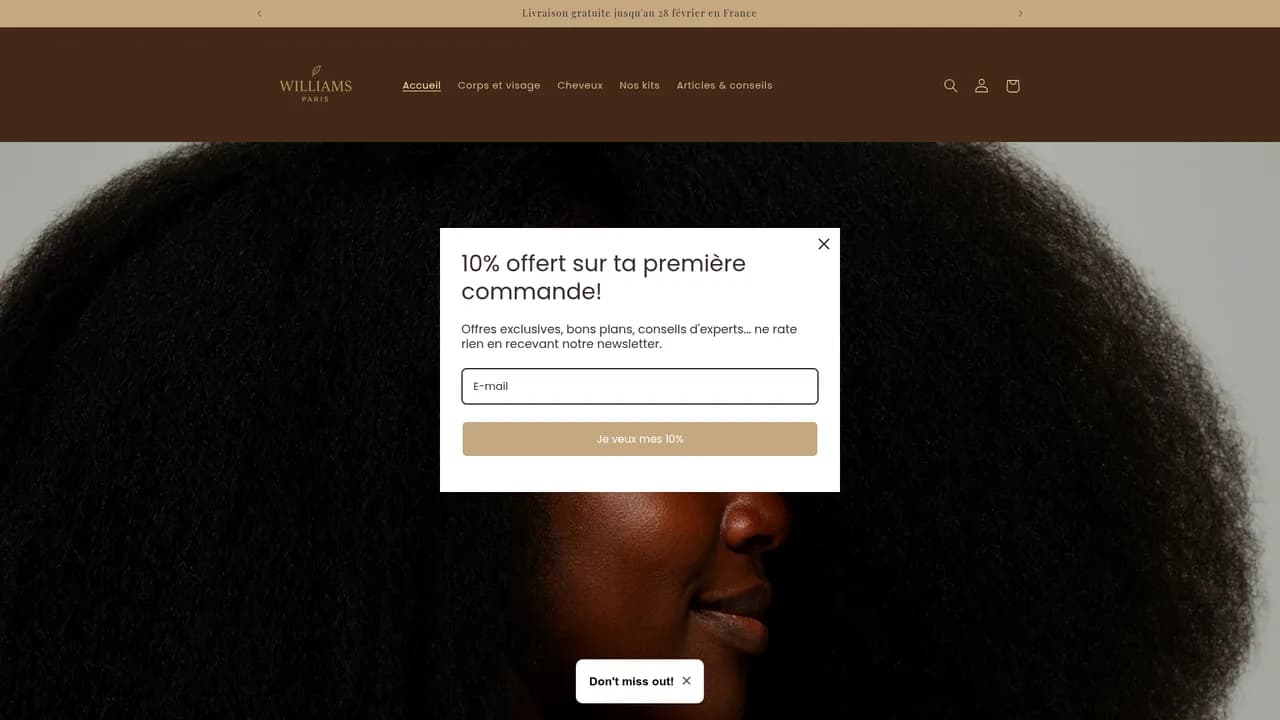 Screenshot de Williams Paris