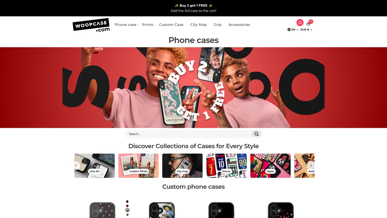 Screenshot de Woopcase