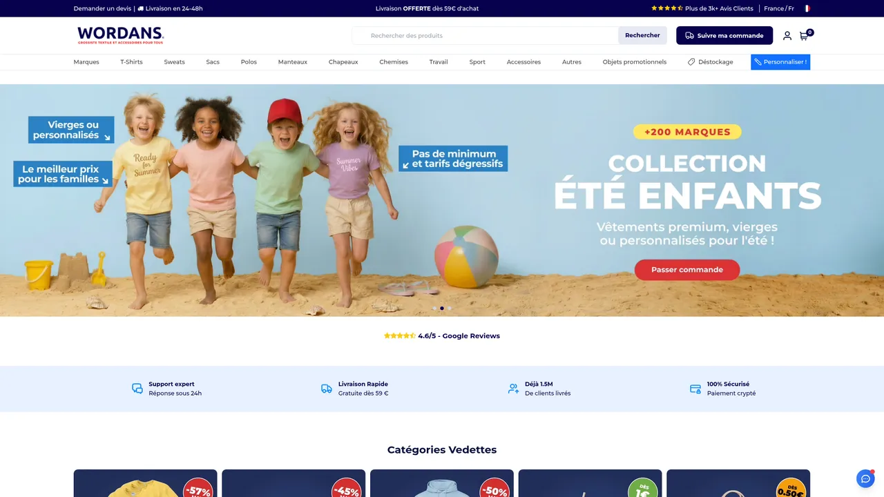 Screenshot de Wordans France