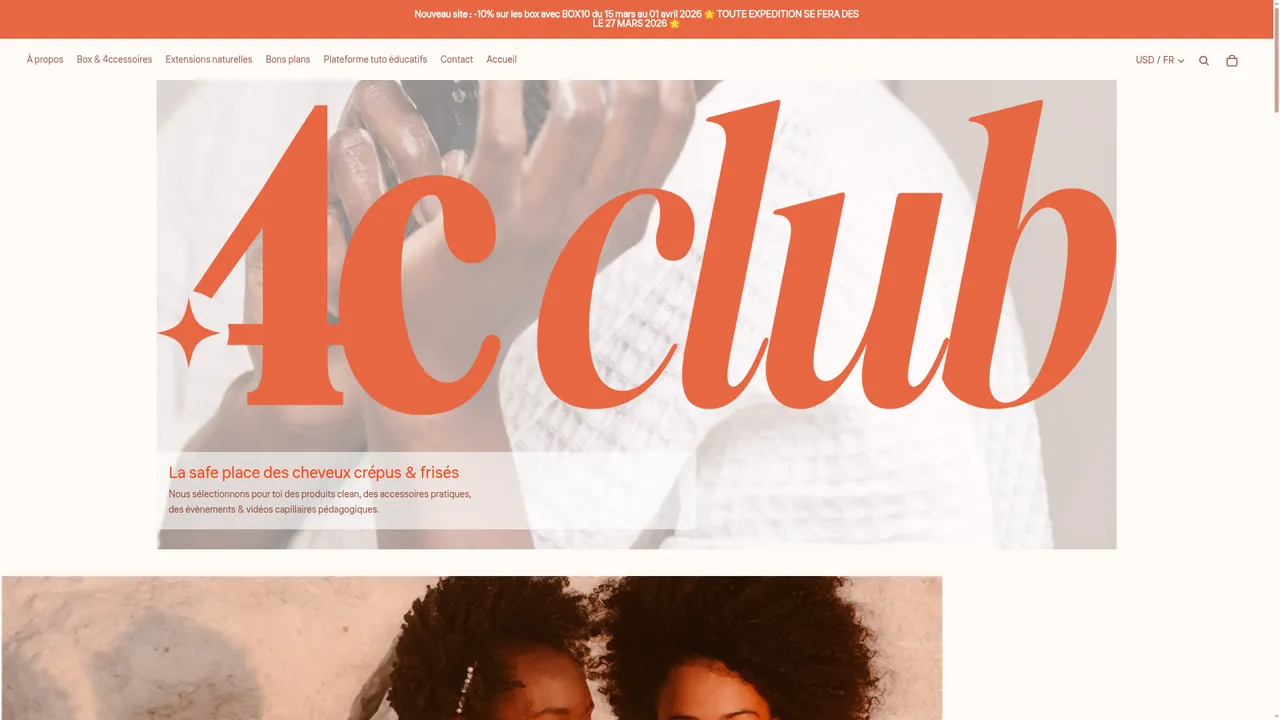 Screenshot de www.4cclub.fr