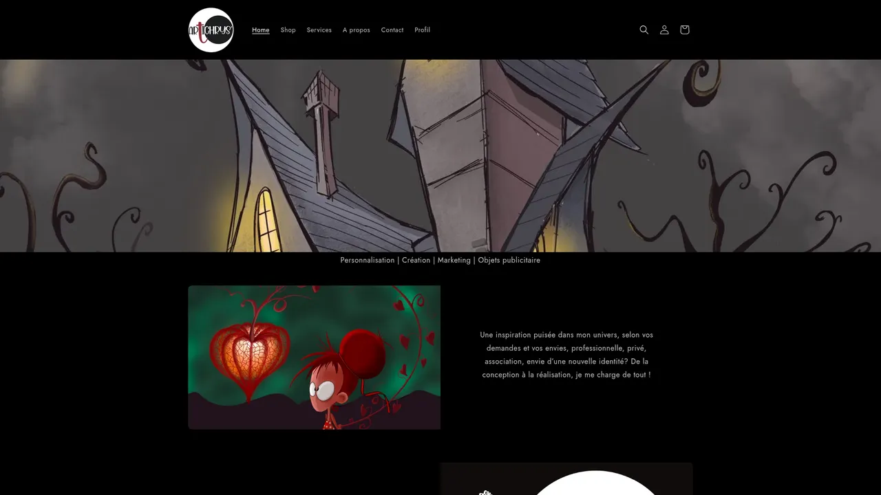 Screenshot de www.artichrys.ch