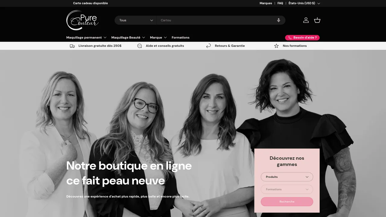 Screenshot de www.artistemaquilleur.com