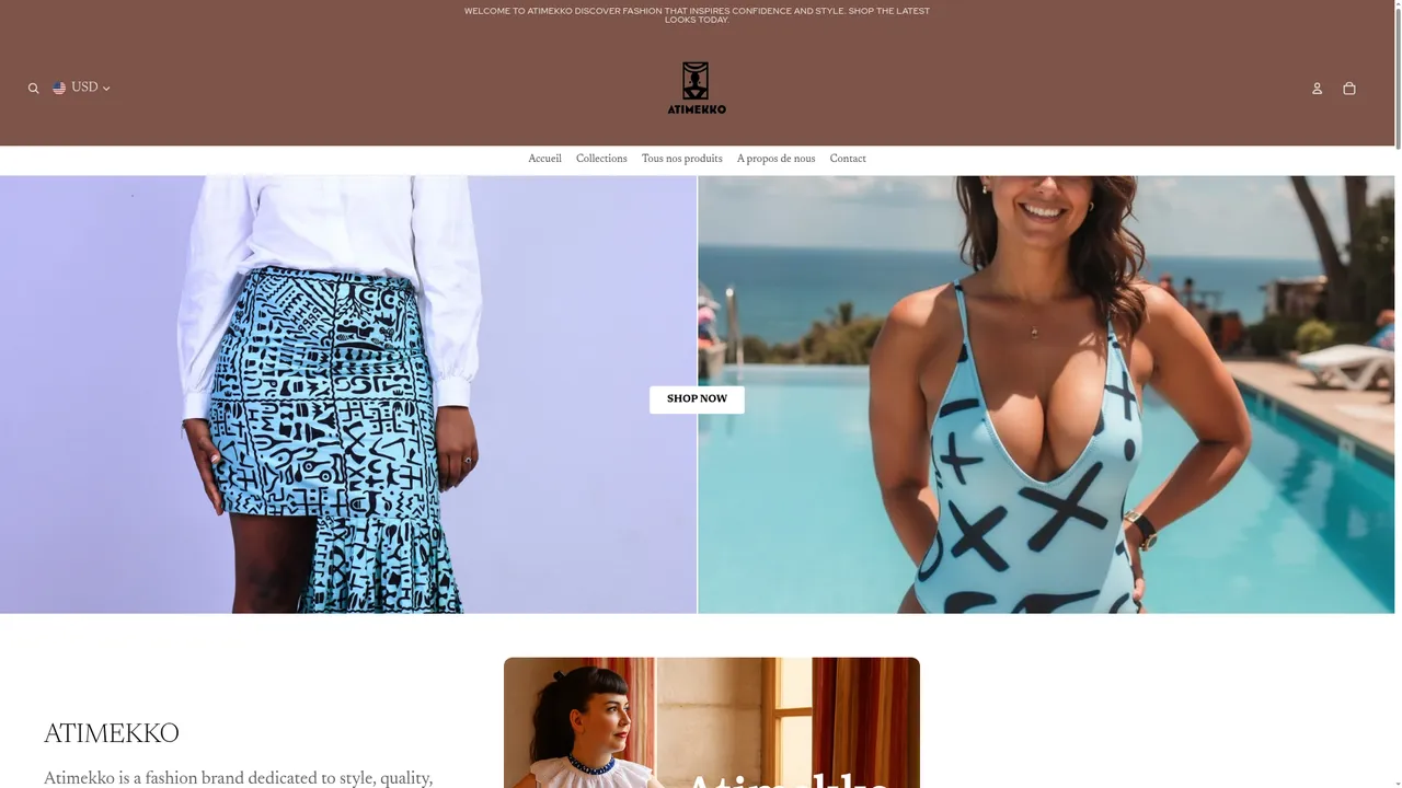 Screenshot de www.atimekko.com