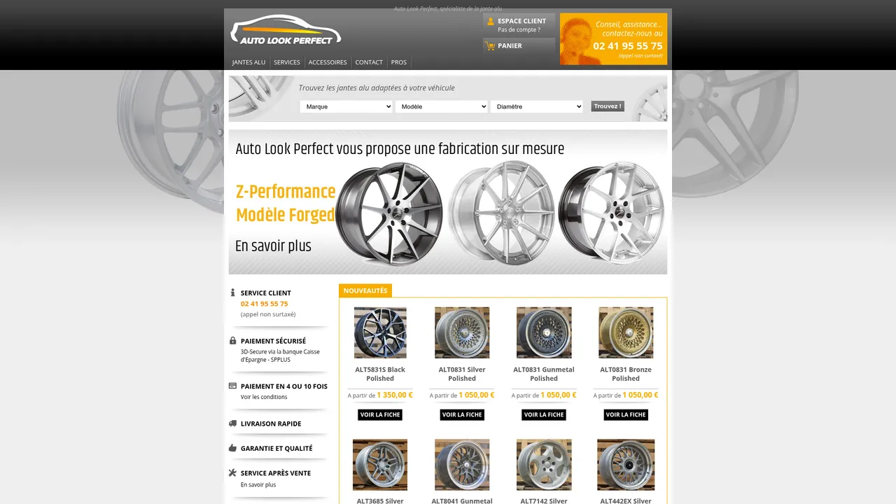 Screenshot de www.auto-look-perfect.fr