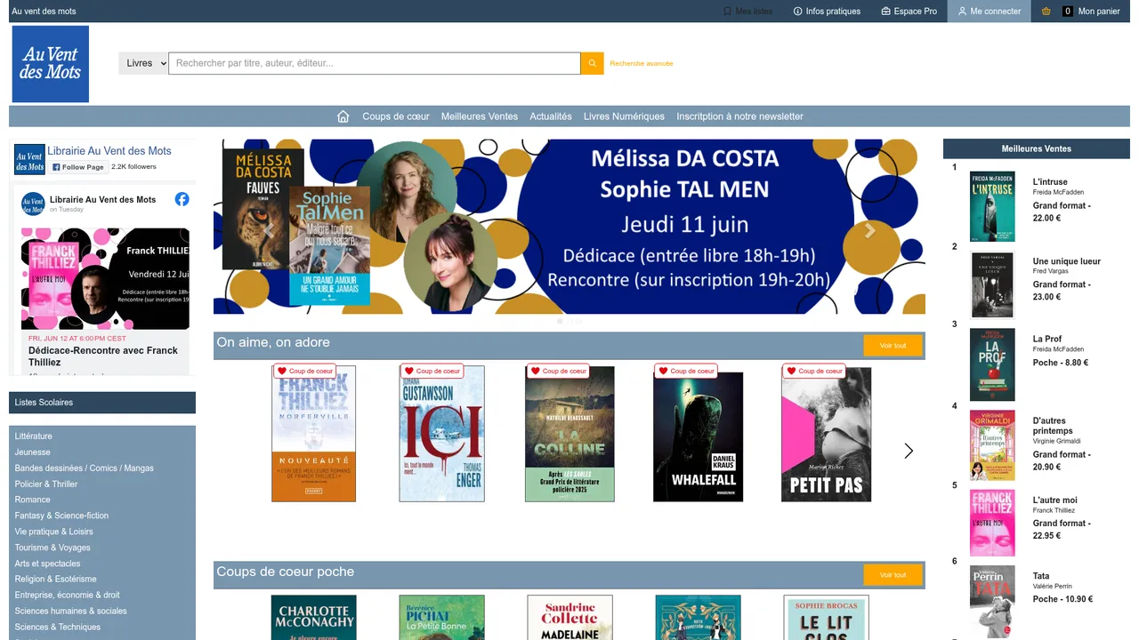 Screenshot de www.auventdesmots.fr