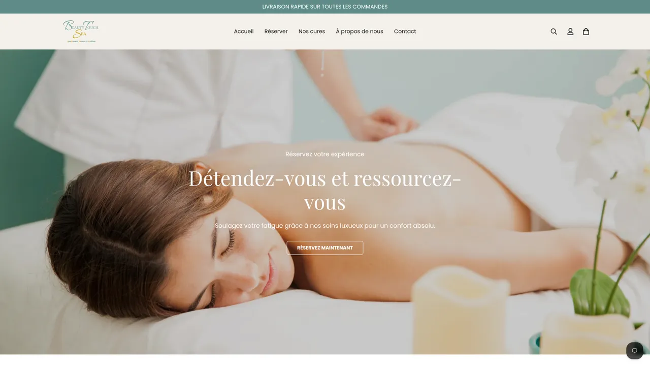 Screenshot de www.beautytouch-toulouse.com