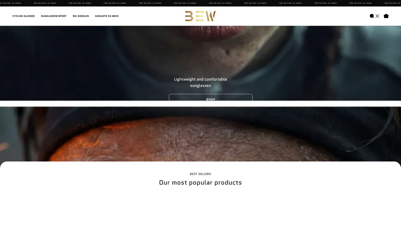 Screenshot de www.bewgoogles.com