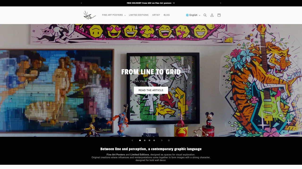 Aperçu du site www.bl-e.art