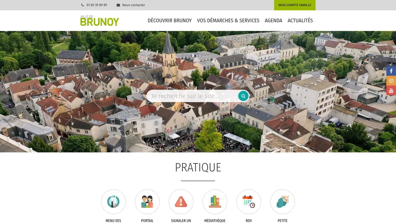 Aperçu du site www.brunoy.fr