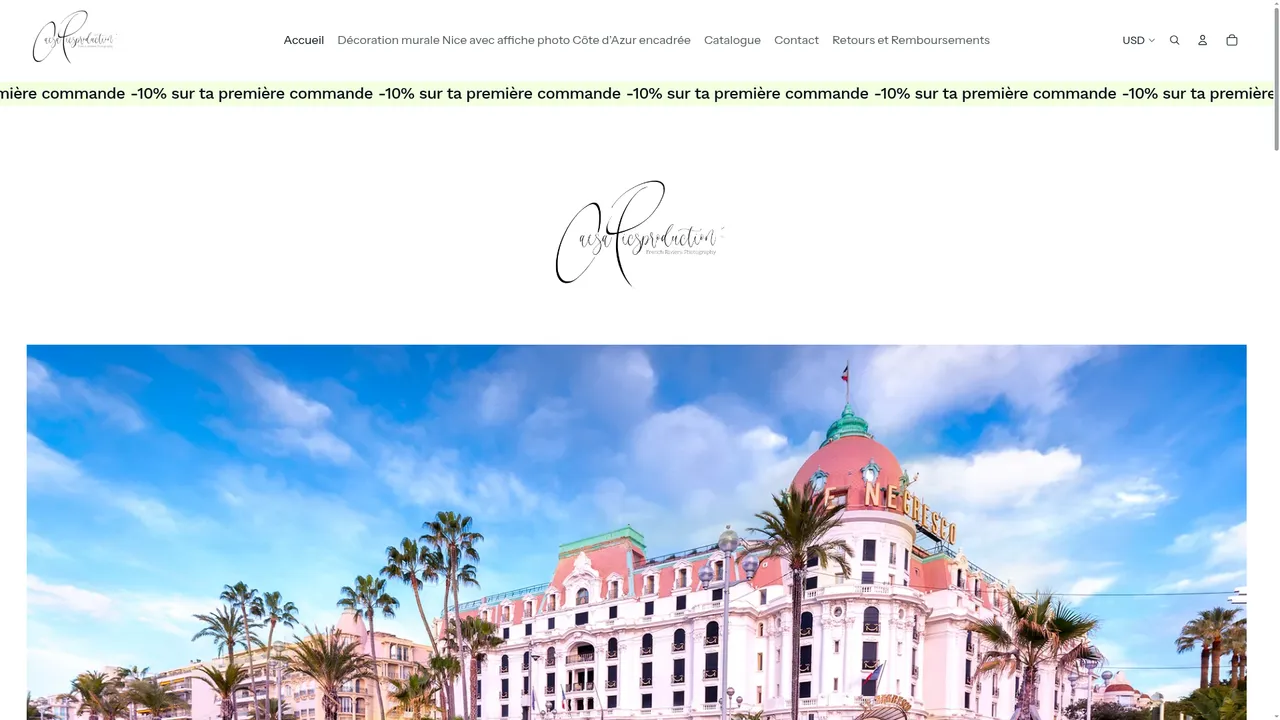 Screenshot de www.caesapicsproduction.com