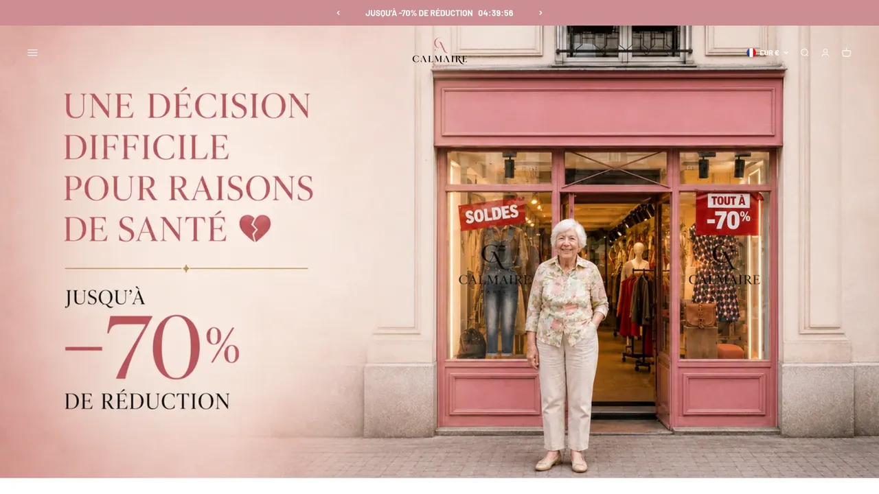 Aperçu du site www.calmaireparis.fr
