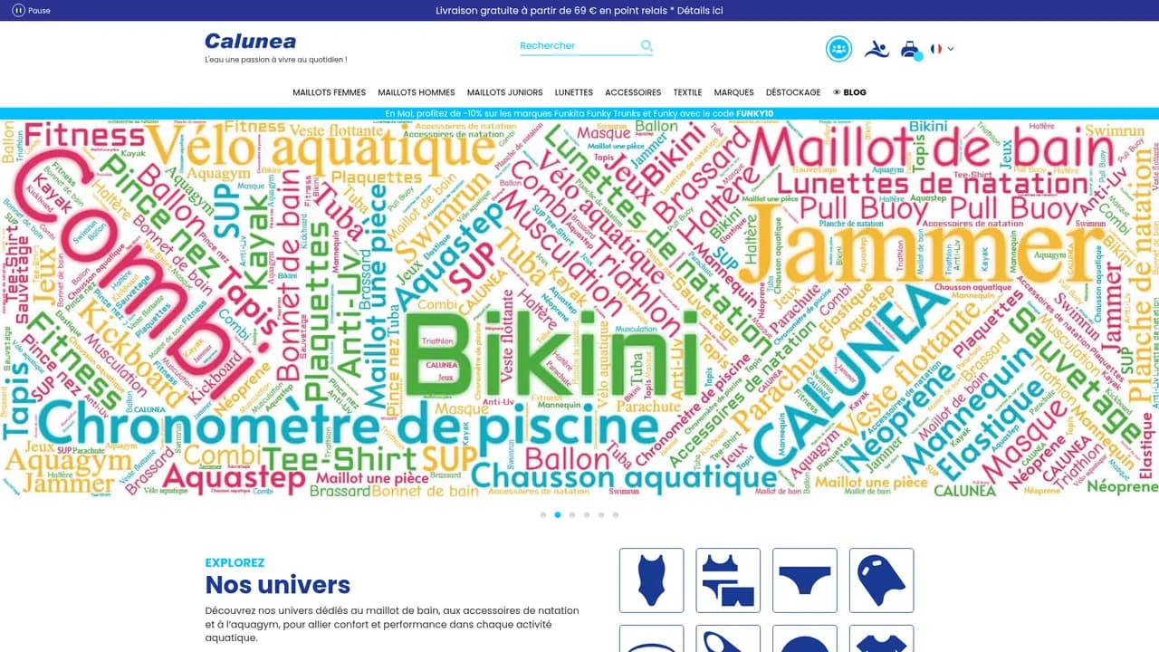 Aperçu du site www.calunea.fr