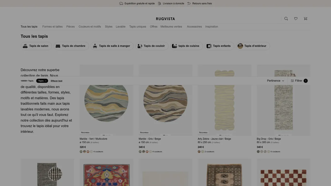 Aperçu du site www.carpetvista.fr