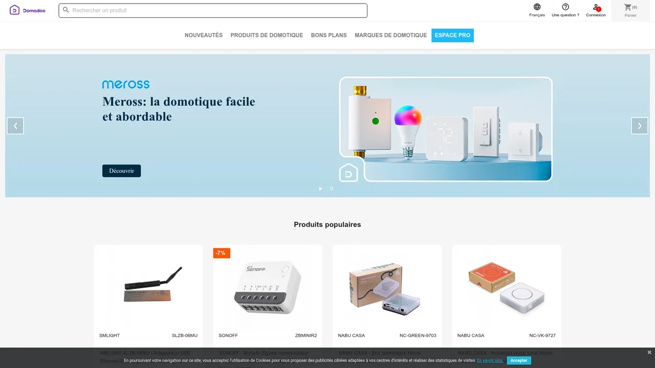 Screenshot de www.domadoo.fr