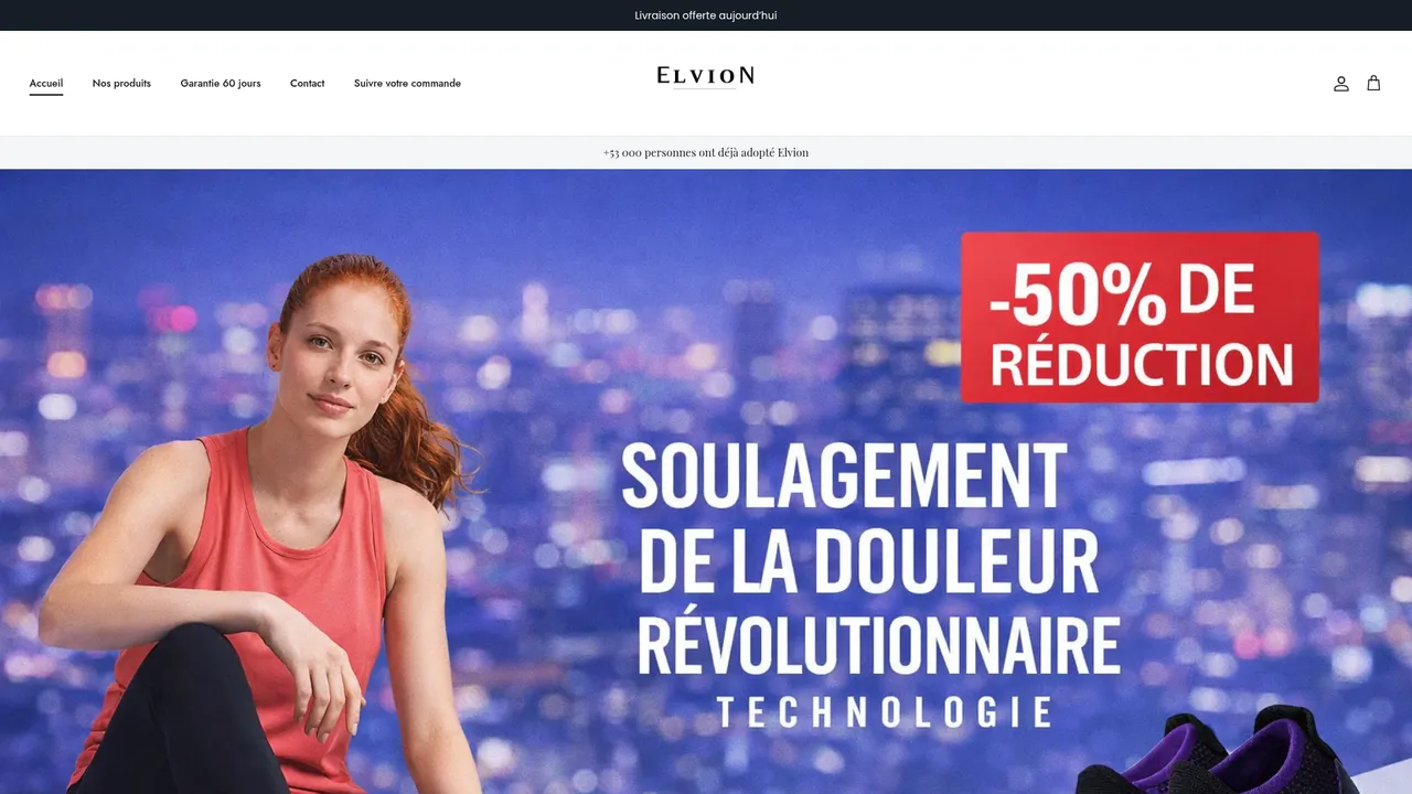 Aperçu du site www.elvioon.com