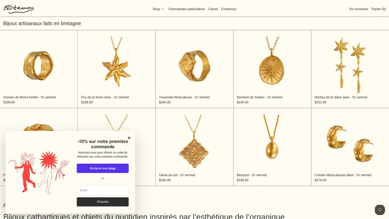 Screenshot de www.fontennoy.com
