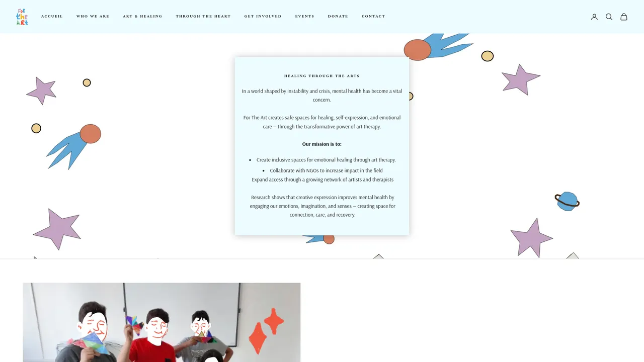 Screenshot de www.fortheartassoc.com