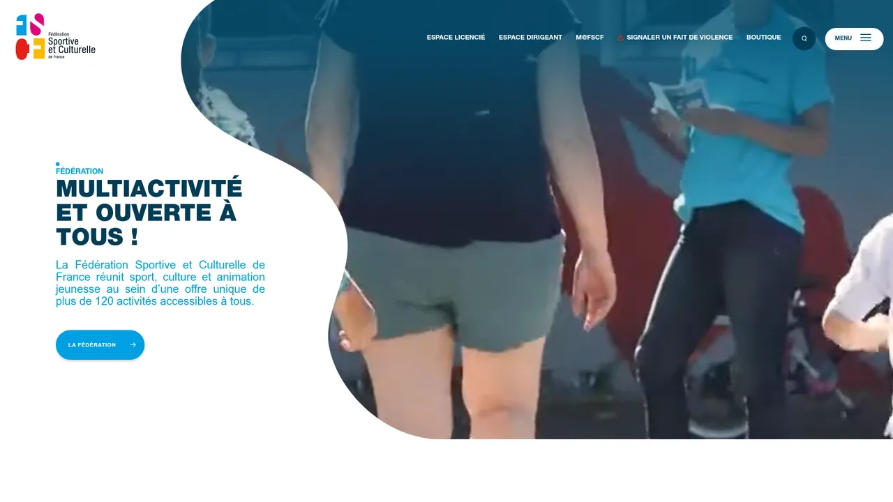 Screenshot de www.fscf.asso.fr