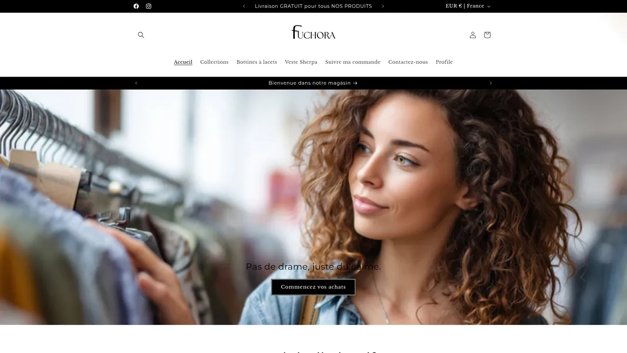 Aperçu du site www.fushora.com