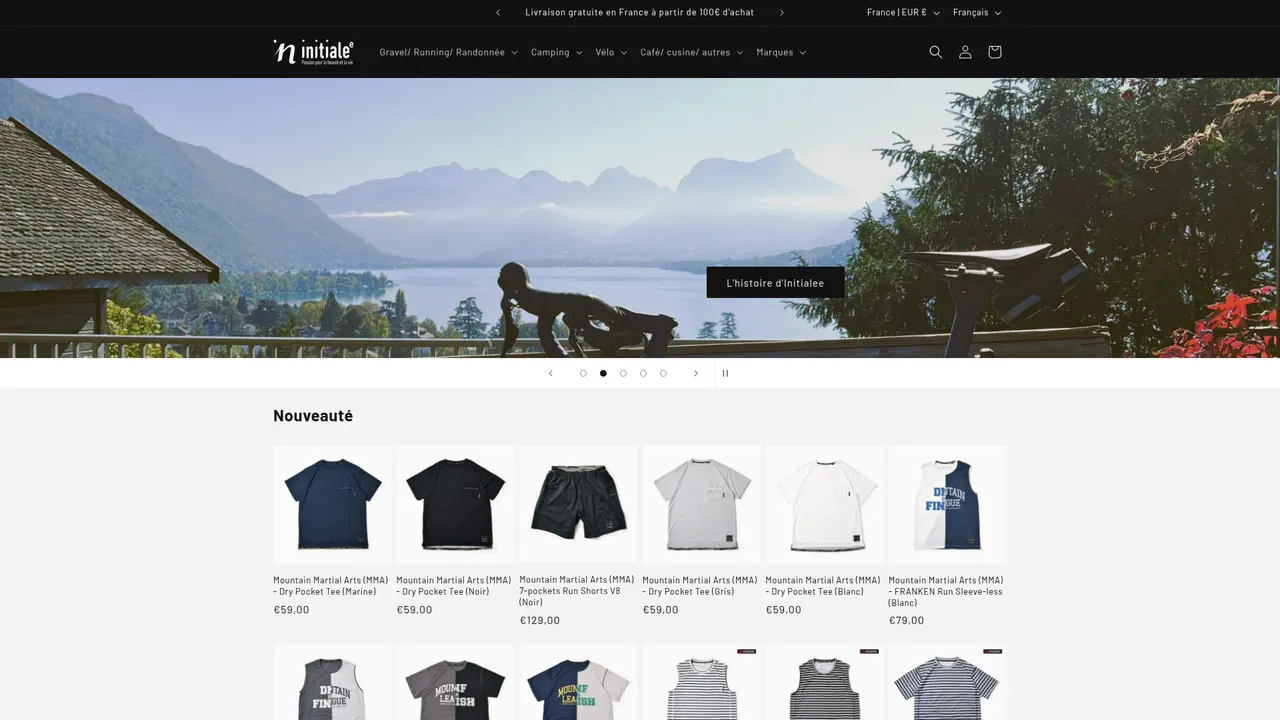 Screenshot de www.initialee.fr