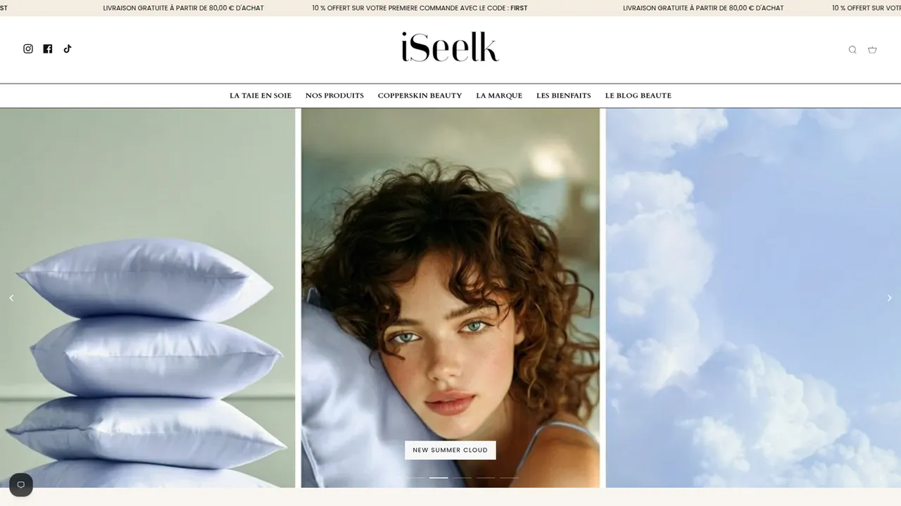 Screenshot de www.iseelk.fr
