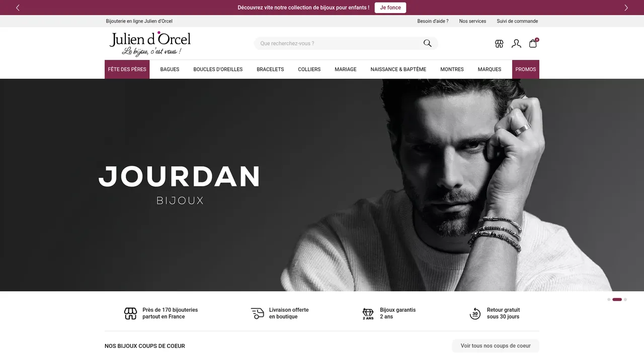 Screenshot de www.juliendorcel.com