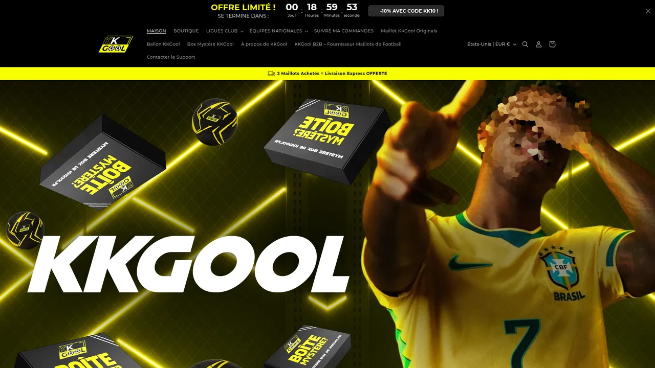 Aperçu du site www.kkgool.fr