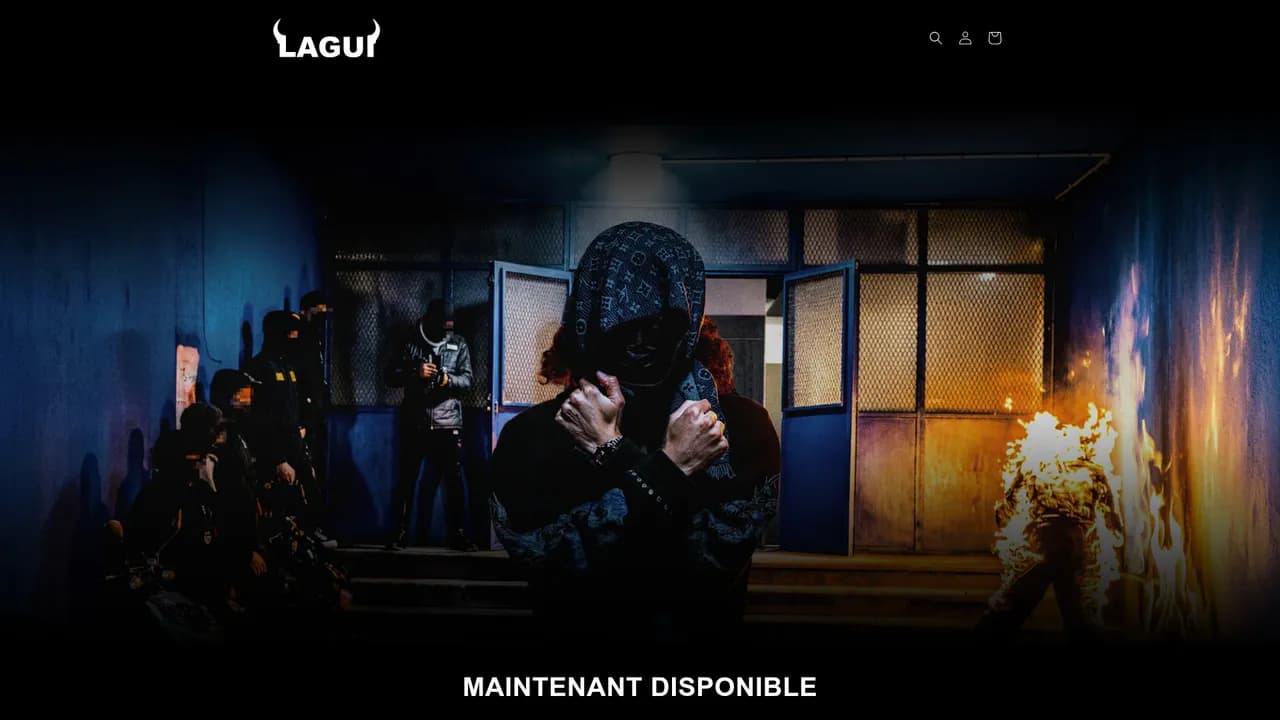 Screenshot de www.lagui.store