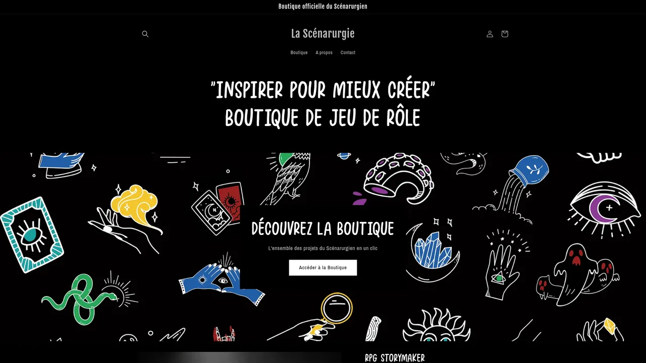 Screenshot de www.lascenarurgie.com