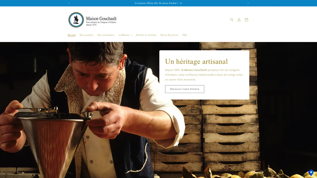 Screenshot de www.lecotignacdorleans.fr