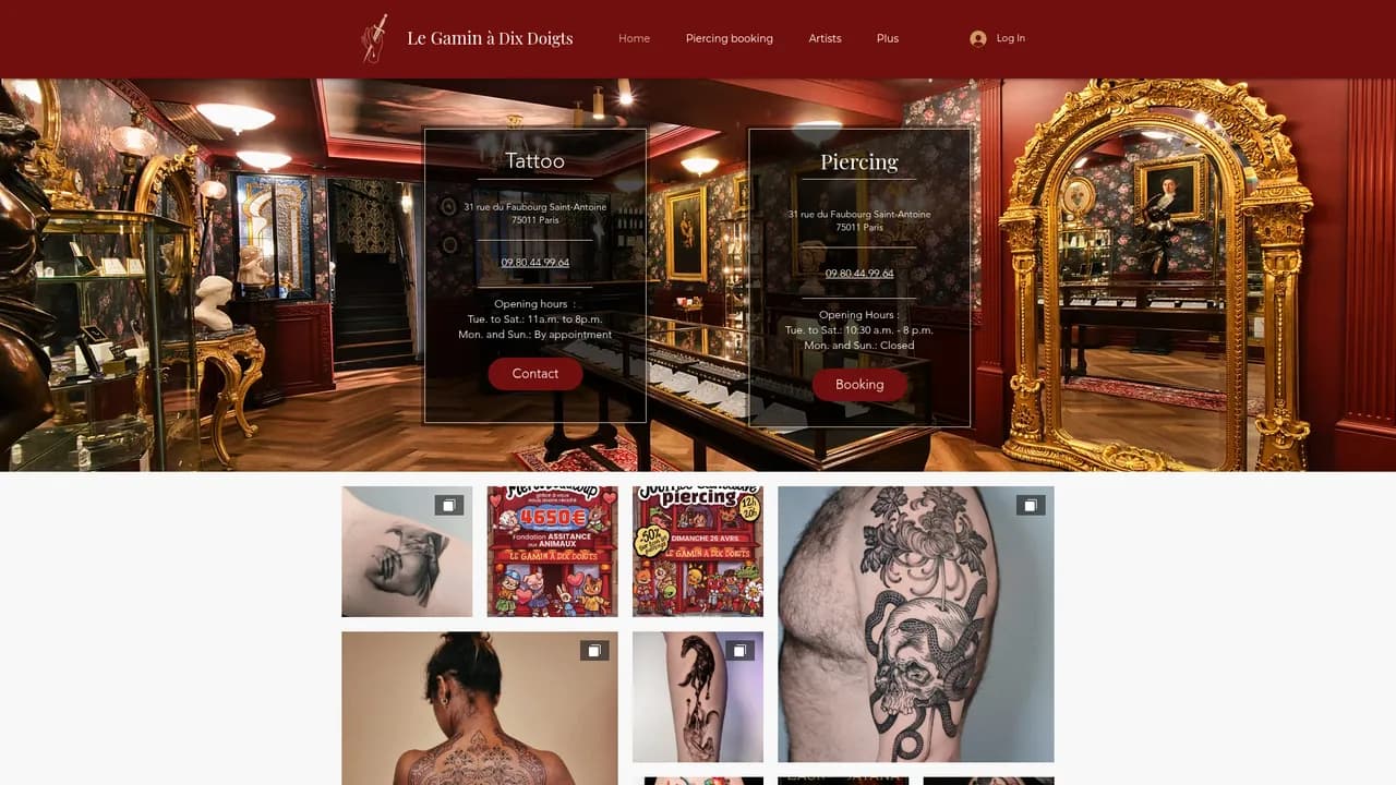 Screenshot de www.legaminadixdoigts.com