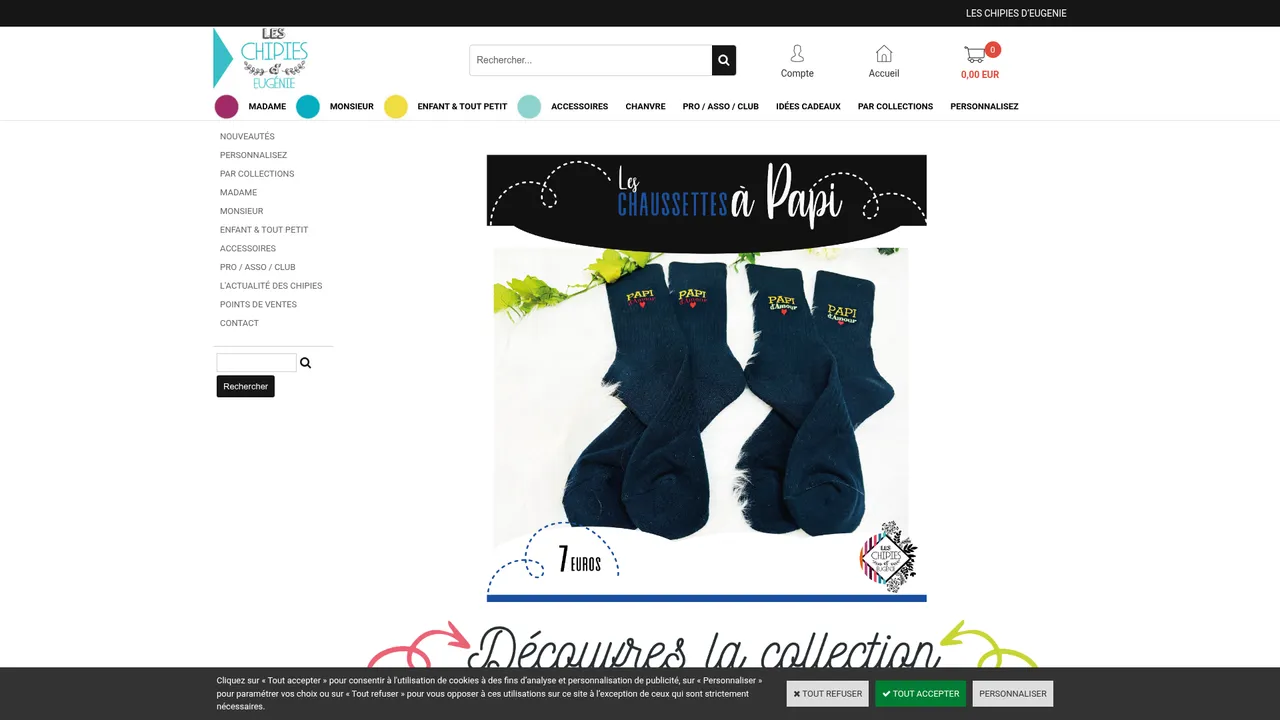 Screenshot de www.leschipiesdeugenie.fr