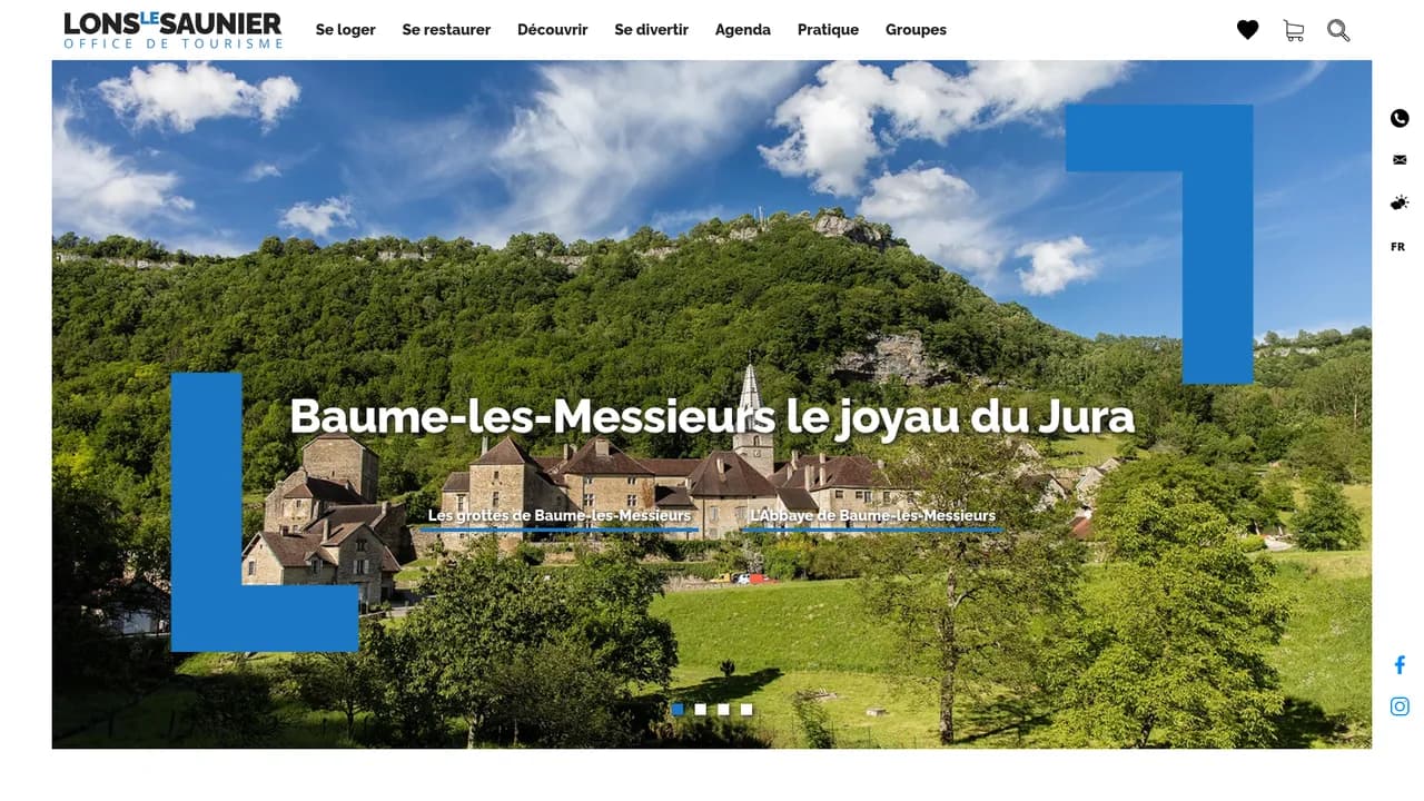 Aperçu du site www.lons-jura.fr