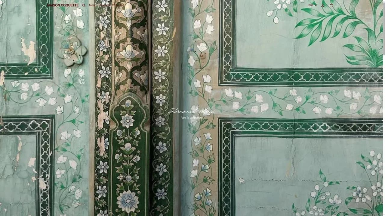 Screenshot de www.maisoncoquette.fr