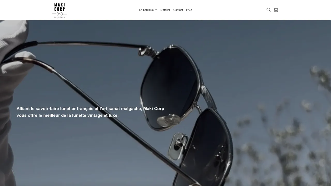 Screenshot de www.makicorp.fr