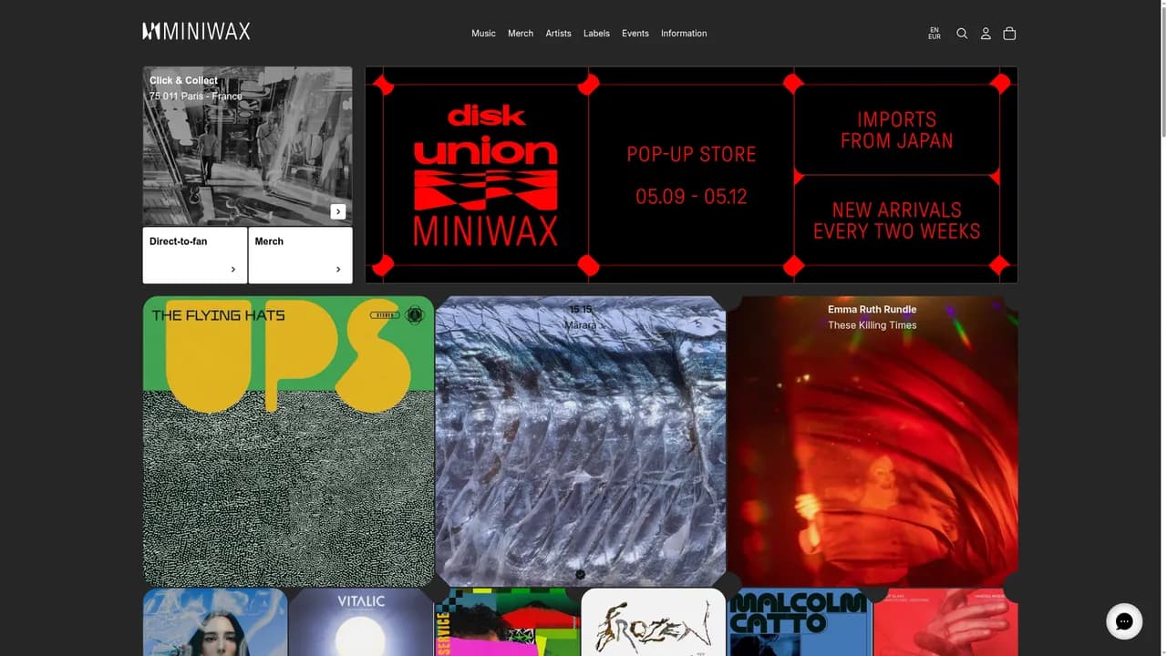 Screenshot de www.miniwax.club