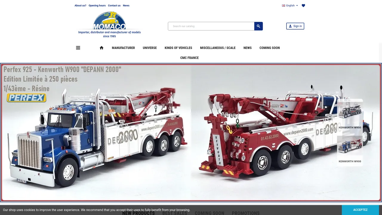 Screenshot de www.momaco.fr