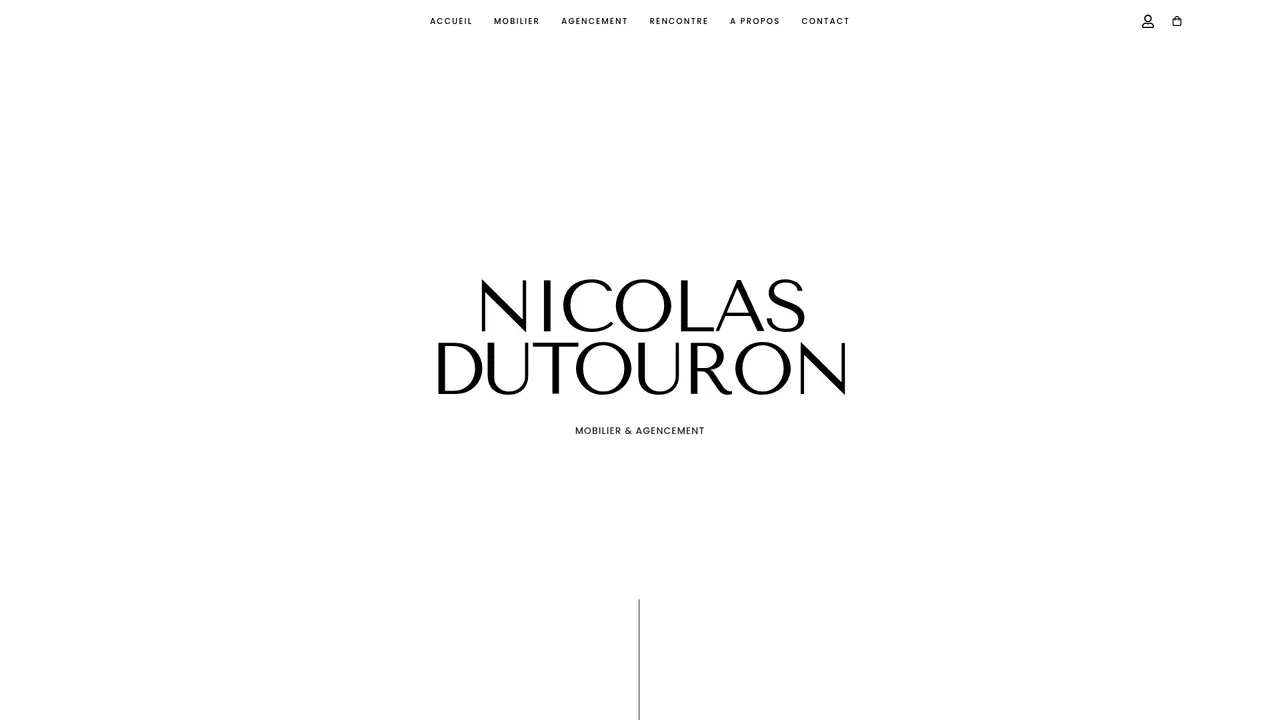 Screenshot de www.nicolasdutouron.com