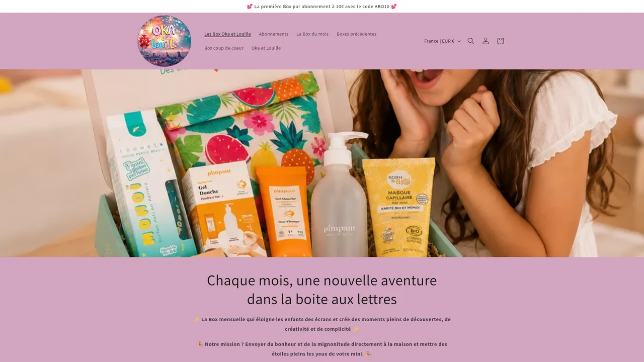 Screenshot de www.okaetlouille.com